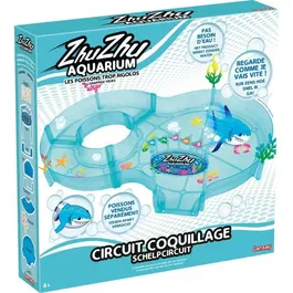 Lansay 51020 Univers miniature Zhu Zhu Aquarium - Circuit coquillage coloré pour poissons interactifs