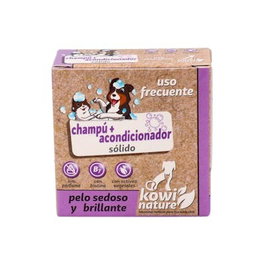 KOWI NATURE VET Shampooing et après-shampooing solide pour chiens et chats 70 g (reconditionné)