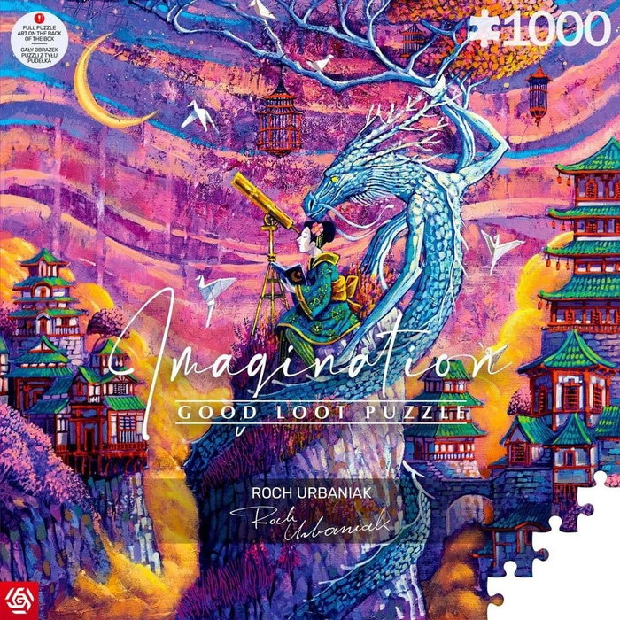 Puzzle Imagination Series Roch Urbaniak Sakura i Ryu (1000 pièces)