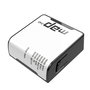 MikroTik Point d'accès sans fil mAP 2,4 GHz 802.11b/g/n avec PoE passif, port microUSB et alimentation 11-57 V sous RouterOS