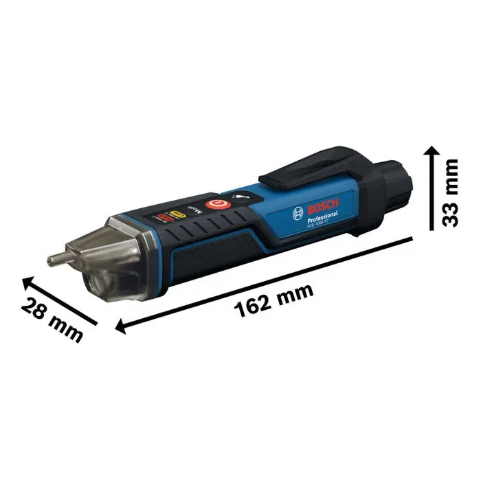 Bosch GVD 1000-17 Testeur de Tension sans Contact - Double Plage, Autotest, IP67