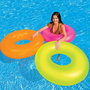Intex - Bouée cerceau neon 91 cm pour +8 ans - Série limitée modèles assortis en PVC