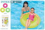 Intex - Bouée cerceau neon 91 cm pour +8 ans - Série limitée modèles assortis en PVC