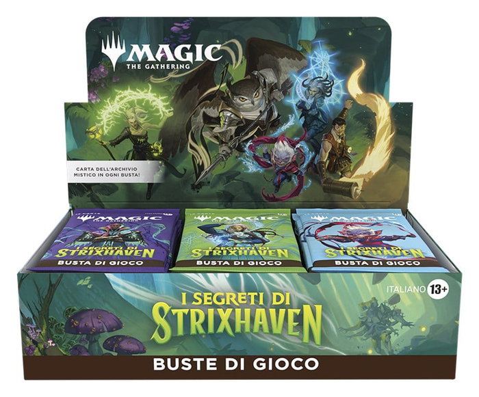 Magic the Gathering I Segreti di Strixhaven présentoir boosters de jeu (30) *ITALIEN* Magic the Gathering I Segreti di Strixhaven présentoir boosters de jeu (30) *ITALIEN*