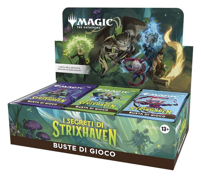 Magic the Gathering I Segreti di Strixhaven présentoir boosters de jeu (30) *ITALIEN* Magic the Gathering I Segreti di Strixhaven présentoir boosters de jeu (30) *ITALIEN*