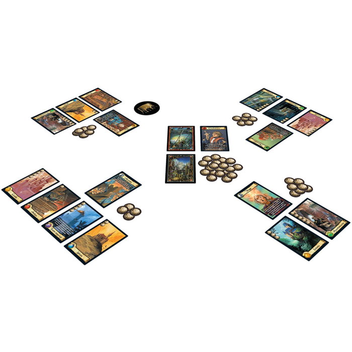 Asmodee Jeu de Cartes Ciudadelas Clásico - Stratégie et Construction pour 2 à 7 Joueurs à partir de 10 Ans (Version Espagnole)
