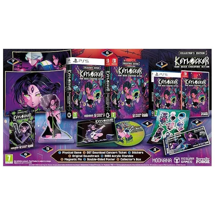 Just For Games Keylocker Turn Based Cyberpunk Action - Collector's Edition - Jeu PS5