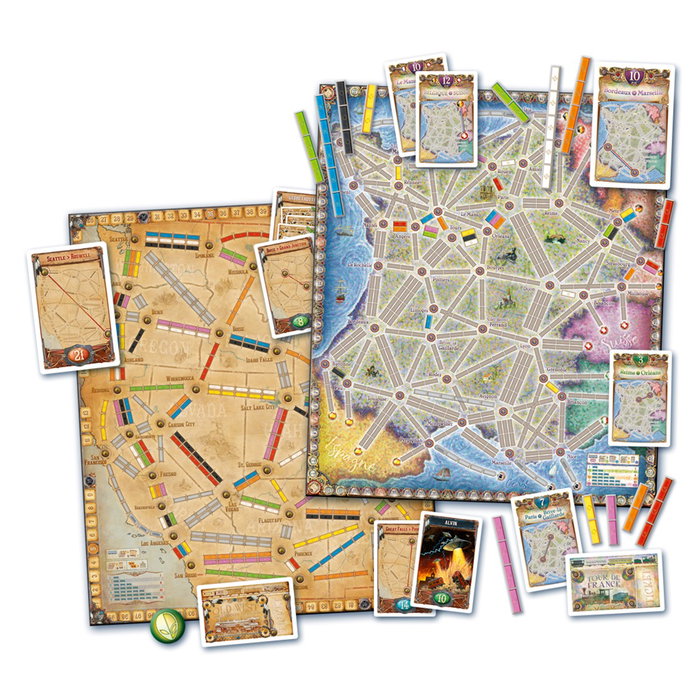 Asmodee Aventuriers du Train France (+ Far West) Jeu de Plateau Extension | DW720128
