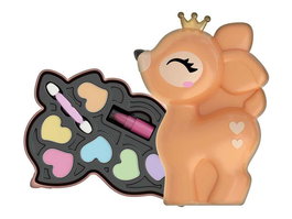 Trousse de maquillage pour enfants et voyages avec palette de fards à paupières - Taille compacte - Testé dermatologiquement - Forme faon