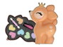 Trousse de maquillage pour enfants et voyages avec palette de fards à paupières - Taille compacte - Testé dermatologiquement - Forme faon