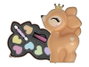 Trousse de maquillage pour enfants et voyages avec palette de fards à paupières - Taille compacte - Testé dermatologiquement - Forme faon