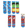 Cerdá Pack de 3 paires de chaussettes Spider-Man Taille chaussure 23-26, taille unique, enfant 3 ans et plus, multicolore