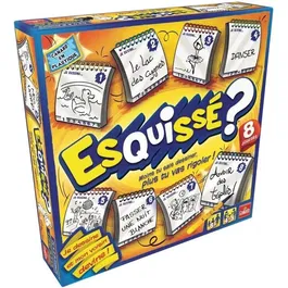 Goliath Esquissé - Jeu de société et d'ambiance, jeu de dessin et de devinettes pour 8 joueurs
