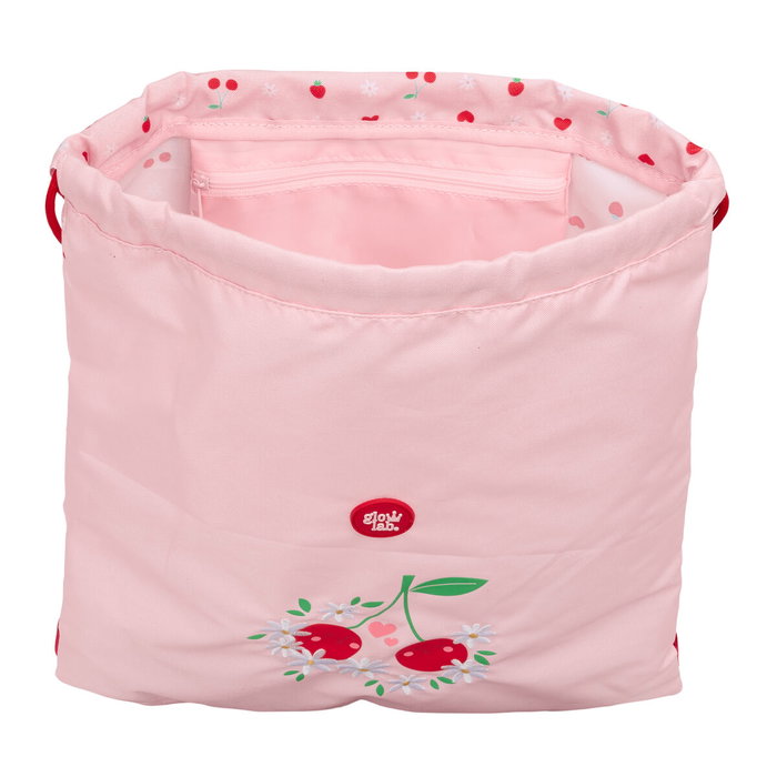 Sac à dos serré par des ficelles Glow Lab Frutitas 35 x 40 x 1 cm