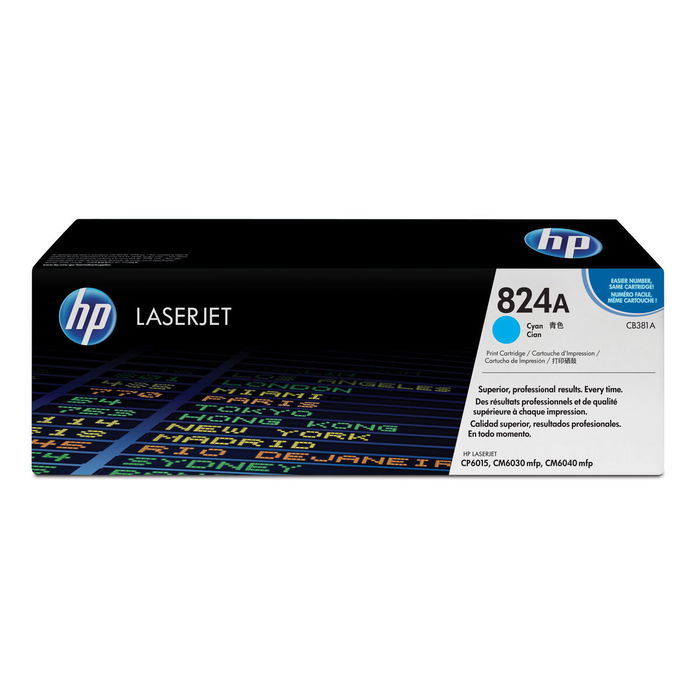 Toner original HP 824A Cyan Toner original HP 824A Cyan