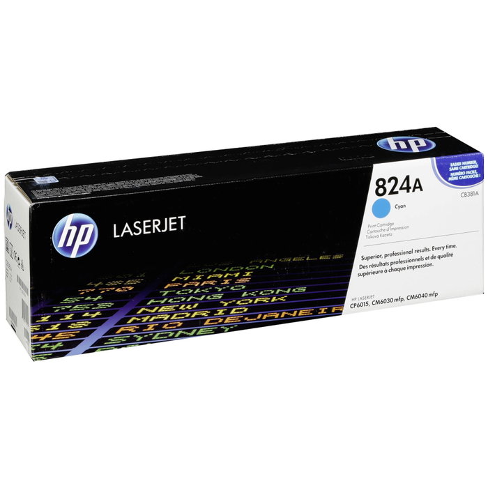 HP Cartouche de toner 824A Cyan (CB381A) original