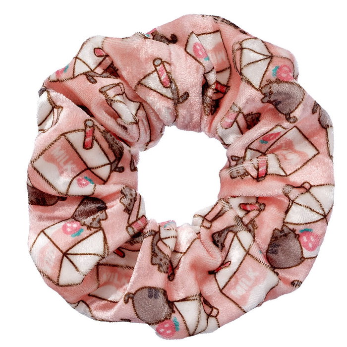 Pusheen - Coletero pour cheveux en polyester à motif lait fraise - Accessoire pour les cheveux Pusheen - Coletero pour cheveux en polyester à motif lait fraise - Accessoire pour les cheveux