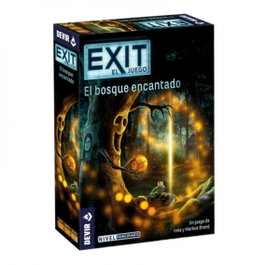 Devir Jeu de Société Exit : Le Bois Enchanté – Escape Room Coopératif, à Partir de 10 Ans, 1-4 Joueurs