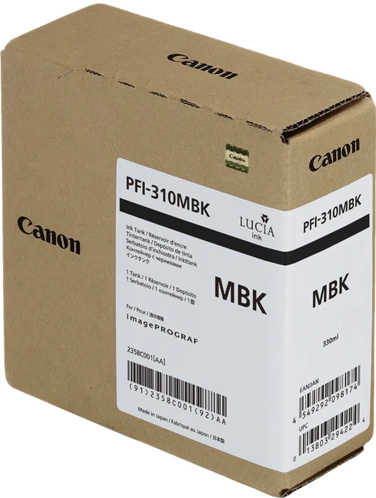 Canon PFI-310MBK Noir mat 330 ml Canon PFI-310MBK Noir mat 330 ml