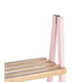 BERILO Étagère Escaliers 4 Étagères Bambou Rose