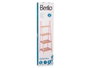Berilo Étagère Escalier 4 Niveaux Bambou Rose Naturel 40x109x30 cm