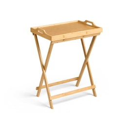 KINVARA Mesa plegable bambu 50x36x64,5cm