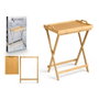 KINVARA Mesa plegable bambu 50x36x64,5cm