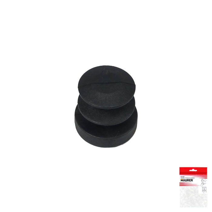 MAURER Embouts ronds intérieurs noirs 16mm, pack de 4 pièces MAURER Embouts ronds intérieurs noirs 16mm, pack de 4 pièces
