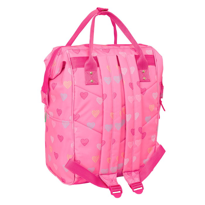 Cartable Benetton benetton Rose 27 x 40 x 19 cm Cartable Benetton benetton Rose 27 x 40 x 19 cm