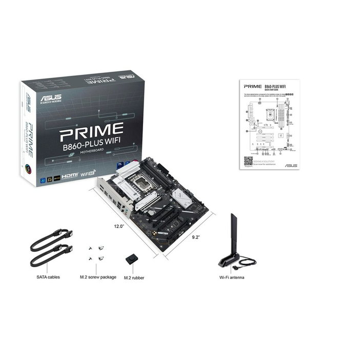 Asus PRIME B860-PLUS WIFI, Intel B860, LGA 1851, ATX