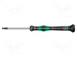 WERA Tournevis de précision Allen sphérique HEX 1/8 inch
