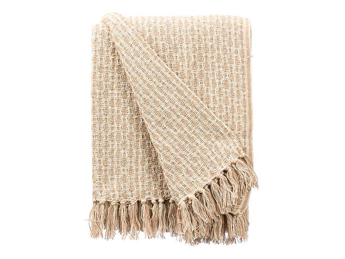 GIFTDECOR Tapis multiusage tissage entrecroisé crème 125x150cm
