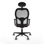 Chaise de Bureau avec Appui-tête Jorquera Piqueras y Crespo 1D036G1 Rose