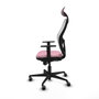 Chaise de Bureau avec Appui-tête Jorquera Piqueras y Crespo 1D036G1 Rose