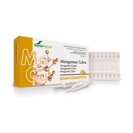 Soria Natural Diatonato 2 Manganèse-Cuivre 28 ampoules