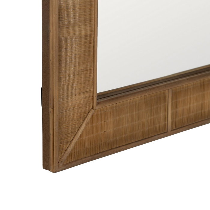 BigBuy Home Miroir mural Naturel 66 x 3,5 x 95 cm BigBuy Home Miroir mural Naturel 66 x 3,5 x 95 cm