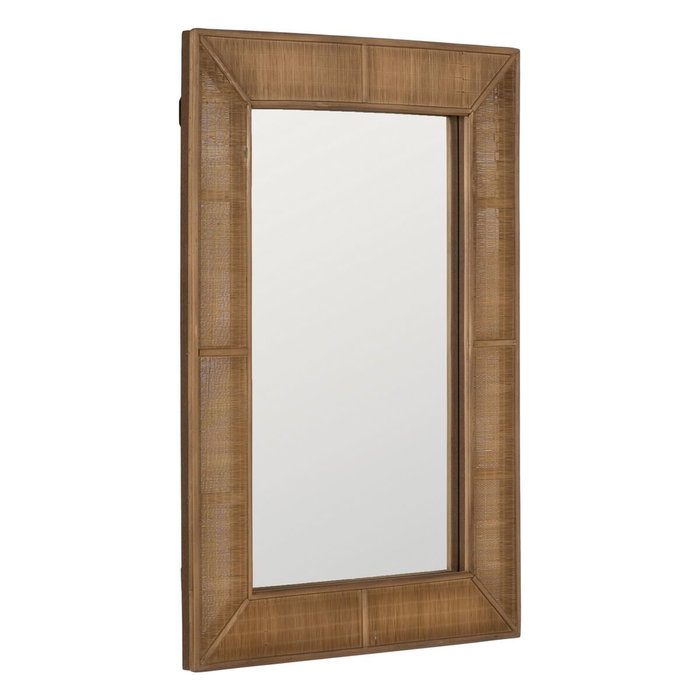BigBuy Home Miroir mural Naturel 66 x 3,5 x 95 cm BigBuy Home Miroir mural Naturel 66 x 3,5 x 95 cm