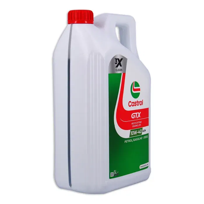 Castrol GTX Ultraclean Huile moteur synthétique 10W-40 A3/B4 API SP 5 litres - Protection haute performance contre les dépôts et usure Castrol GTX Ultraclean Huile moteur synthétique 10W-40 A3/B4 API SP 5 litres - Protection haute performance contre les dépôts et usure