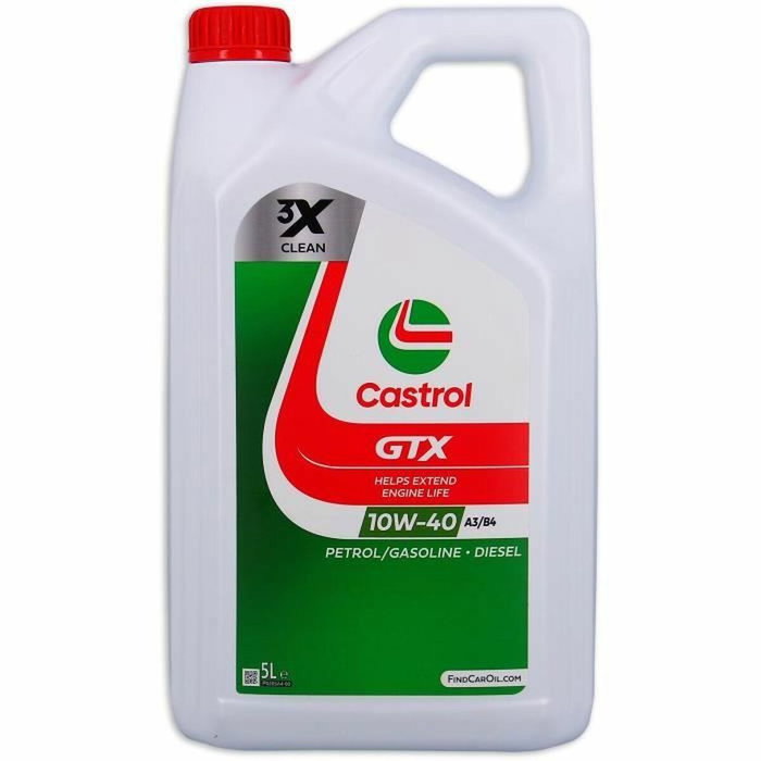 Castrol GTX 10W-40 A3/B4 5L
