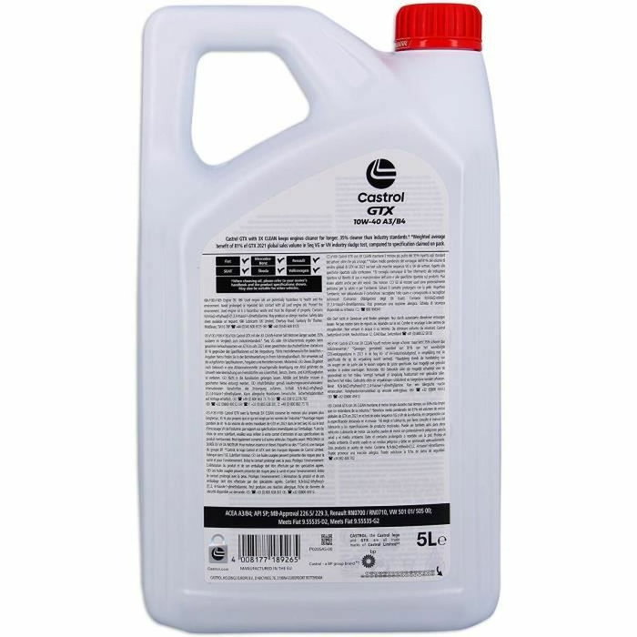 Castrol GTX 10W-40 A3/B4 5L