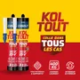 Cyanolit Lot de 2 mastic-colle polymère Total Tech blanc 290 ml
