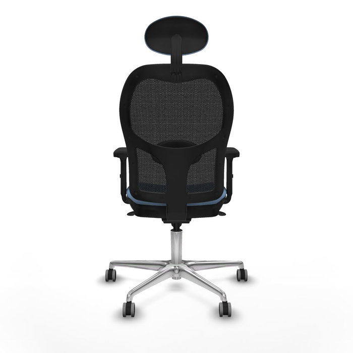 Piqueras y Crespo Chaise de Bureau avec Appui-tête Jorquera 2D086G1 Bleu ciel