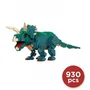 BANDAI NANOBLOCK - Figurine en briques de construction Triceratops Deluxe, modèle détaillé avec 930 pièces, à partir de 12 ans