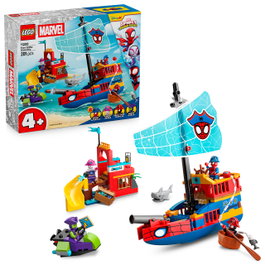 LEGO Marvel Spidey et ses amis extraordinaires Le Bateau Pirate de l'Équipe Spidey 11208