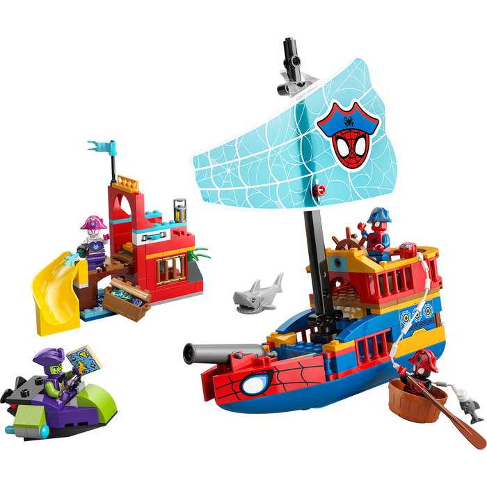 LEGO Marvel Spidey et ses amis extraordinaires Le Bateau Pirate de l'Équipe Spidey 11208
