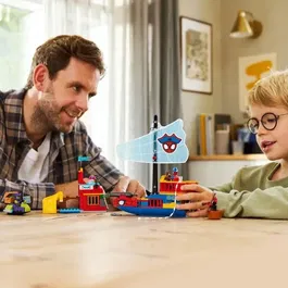LEGO Marvel 11208 Le Bateau Pirate de l'Équipe Spidey et ses Amis Extraordinaires - Jeu de Construction pour Enfants dès 4 Ans