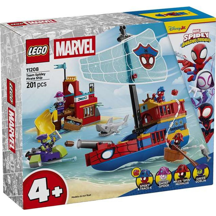 LEGO Marvel Spidey et ses amis extraordinaires Le Bateau Pirate de l'Équipe Spidey 11208