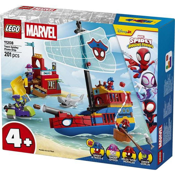 LEGO Marvel Spidey et ses amis extraordinaires Le Bateau Pirate de l'Équipe Spidey 11208