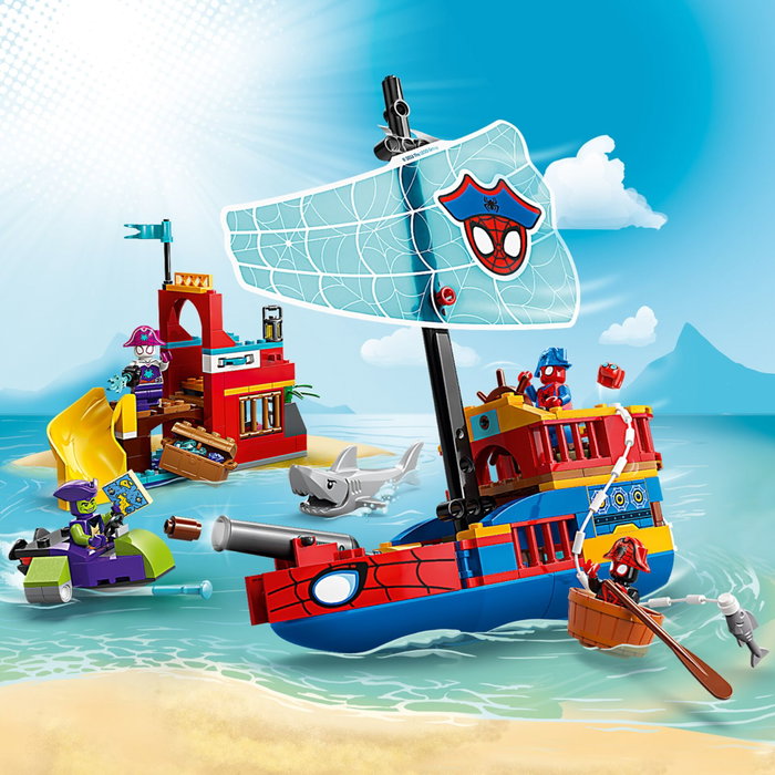 LEGO Marvel Spidey et ses amis extraordinaires Le Bateau Pirate de l'Équipe Spidey 11208