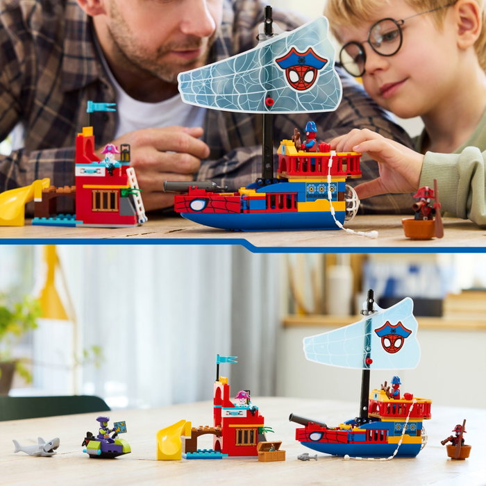 LEGO Marvel Spidey et ses amis extraordinaires Le Bateau Pirate de l'Équipe Spidey 11208